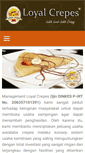 Mobile Screenshot of loyalcrepes.com