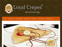 Tablet Screenshot of loyalcrepes.com